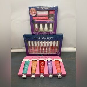 Girls women’s Christmas makeup set of 3 gift sets; nail care, hand, lip care